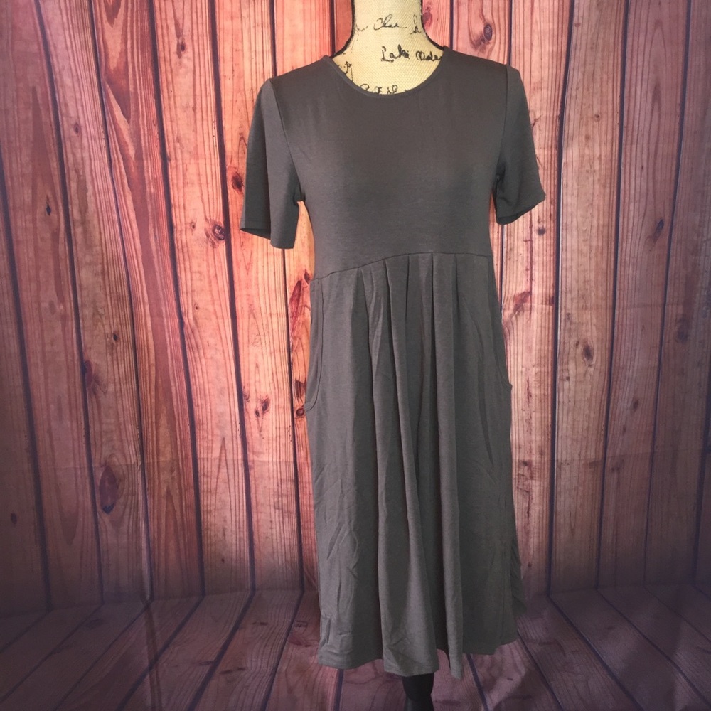 🤩M/L Dark gray classy dress with pockets - Picture 3 of 4